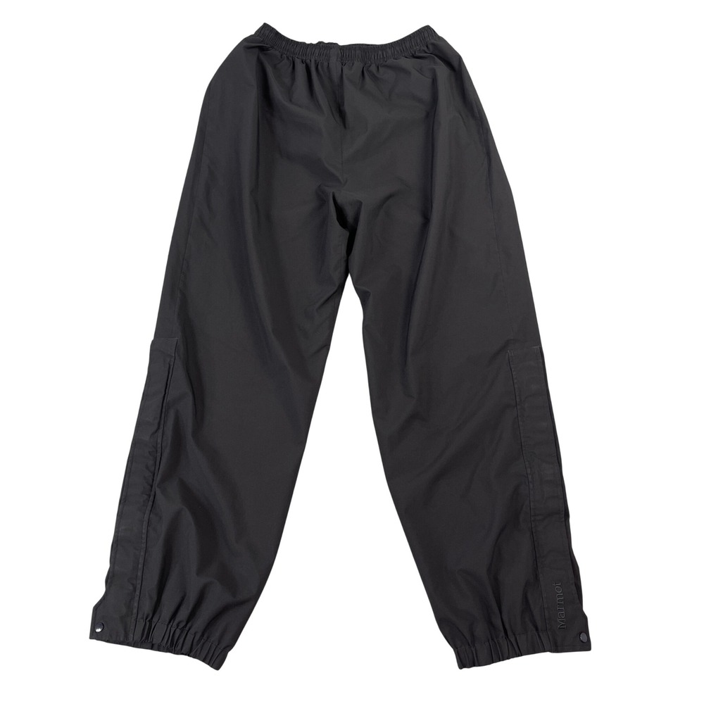 Marmot Rain Pants Mens Large Black Gore-Tex Waterproof Shell 4501